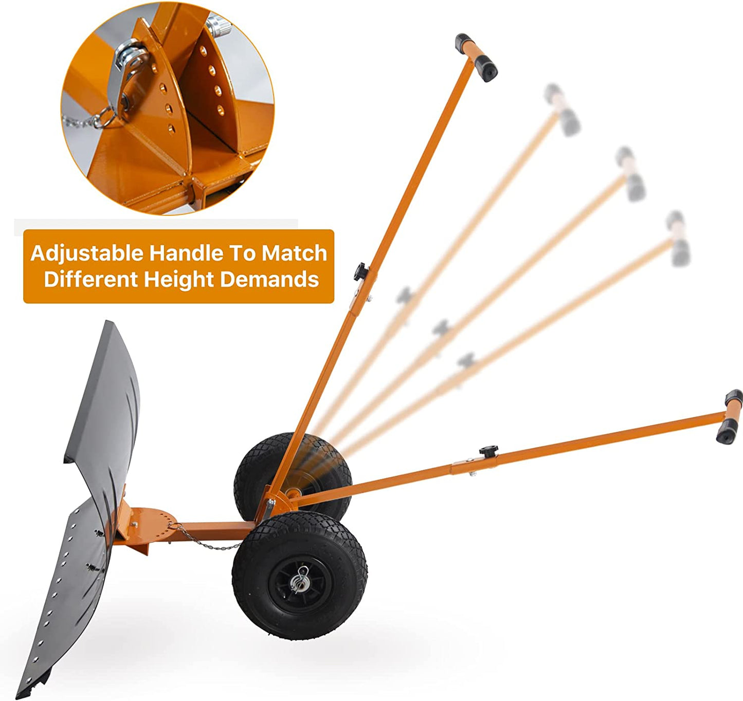 Snow Shovel with Wheels